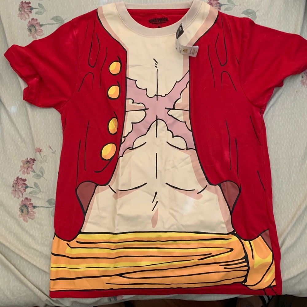One Piece Anime cosplay tee shirt